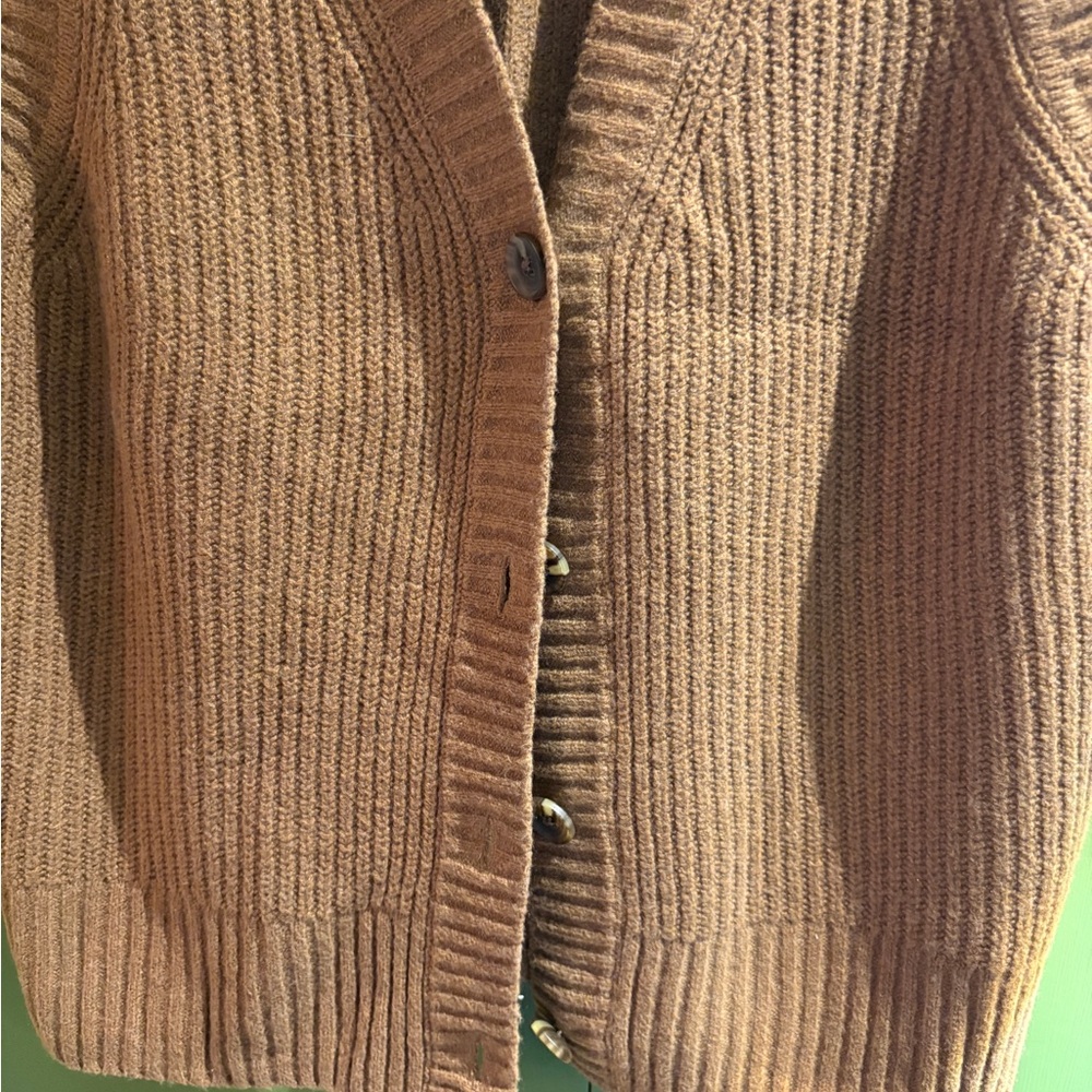 GAP cashsoft Brown Knit Vest sweater size S - Picture 3 of 4